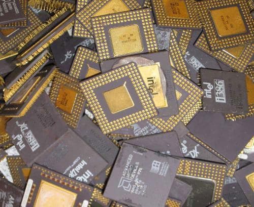 pentium pro Ceramic CPU processors Scraps